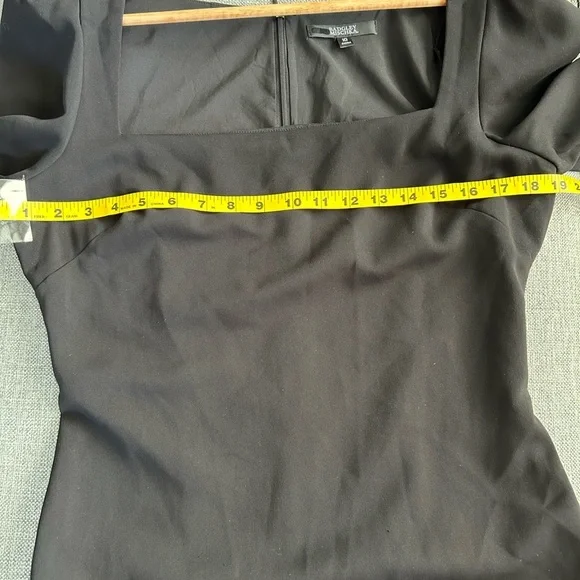 Badgley Mischka Black Long Sleeve Gown - Picture 10 of 15